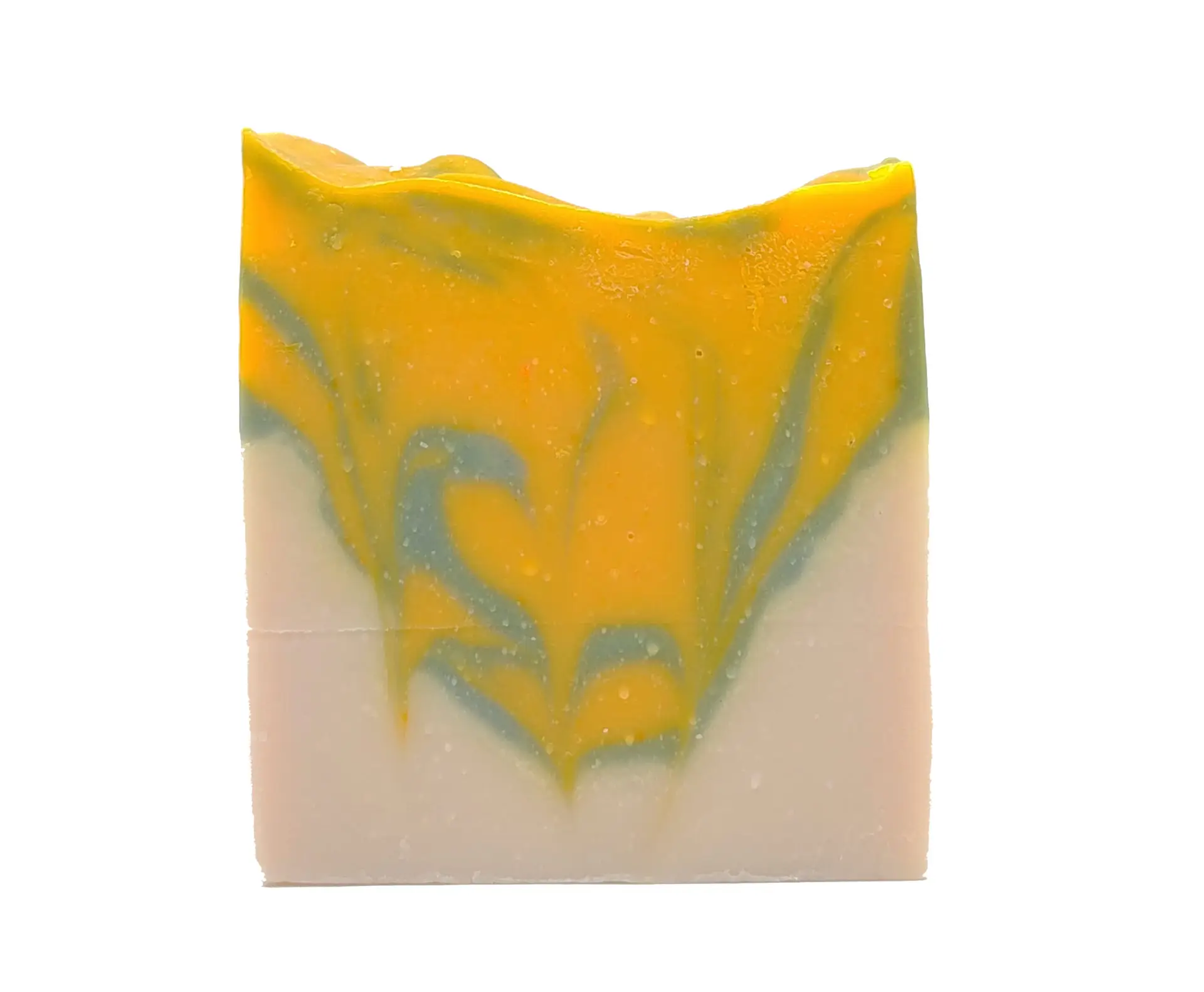 Savon à l'aloès et thé vert fait main, riche en huile d'olive, huile de coco, huile de ricin et vitamine E, de Les Mels.